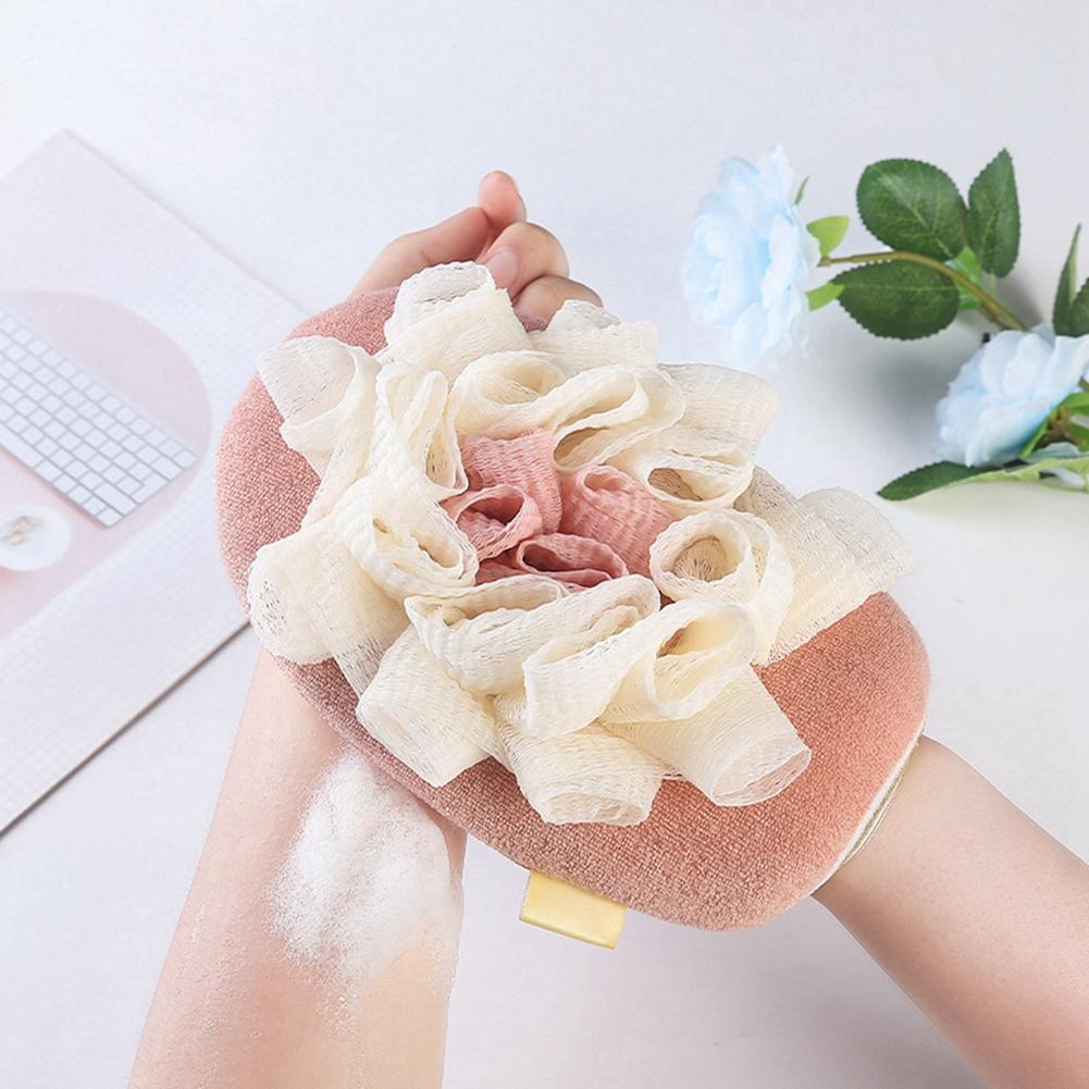 Dual-Use Bath Flower Bath Towels Bath Gloves