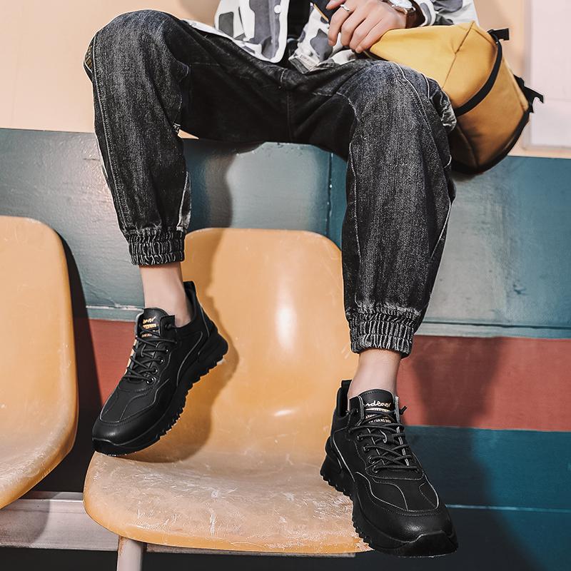 Men's Sneakers Luxury Artificial Leather Casual Sports Running Tennis Loafers For Men Comfortable Fashion Outdoor Shoes Footwear