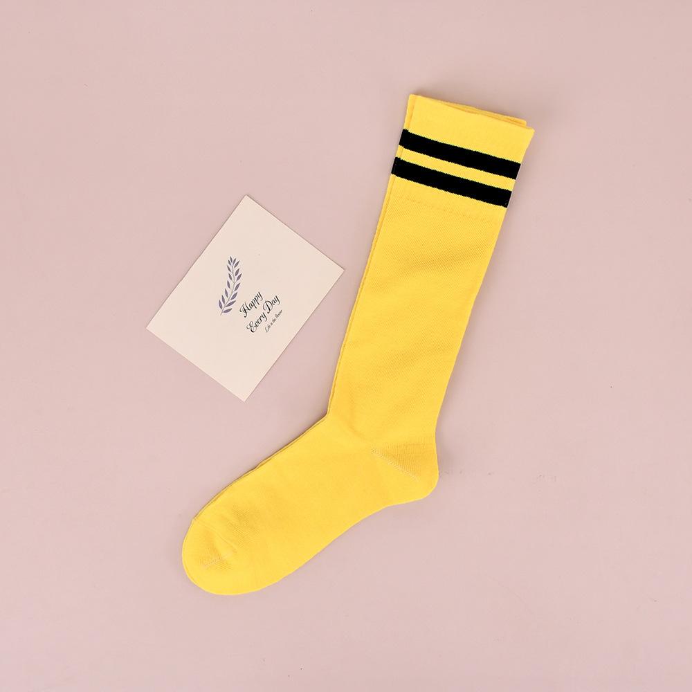 Children'S Stockings Girls' Summer Thin Boys' Football Socks Solid Color Cotton Socks High Tube White Socks Student Long Socks Tide