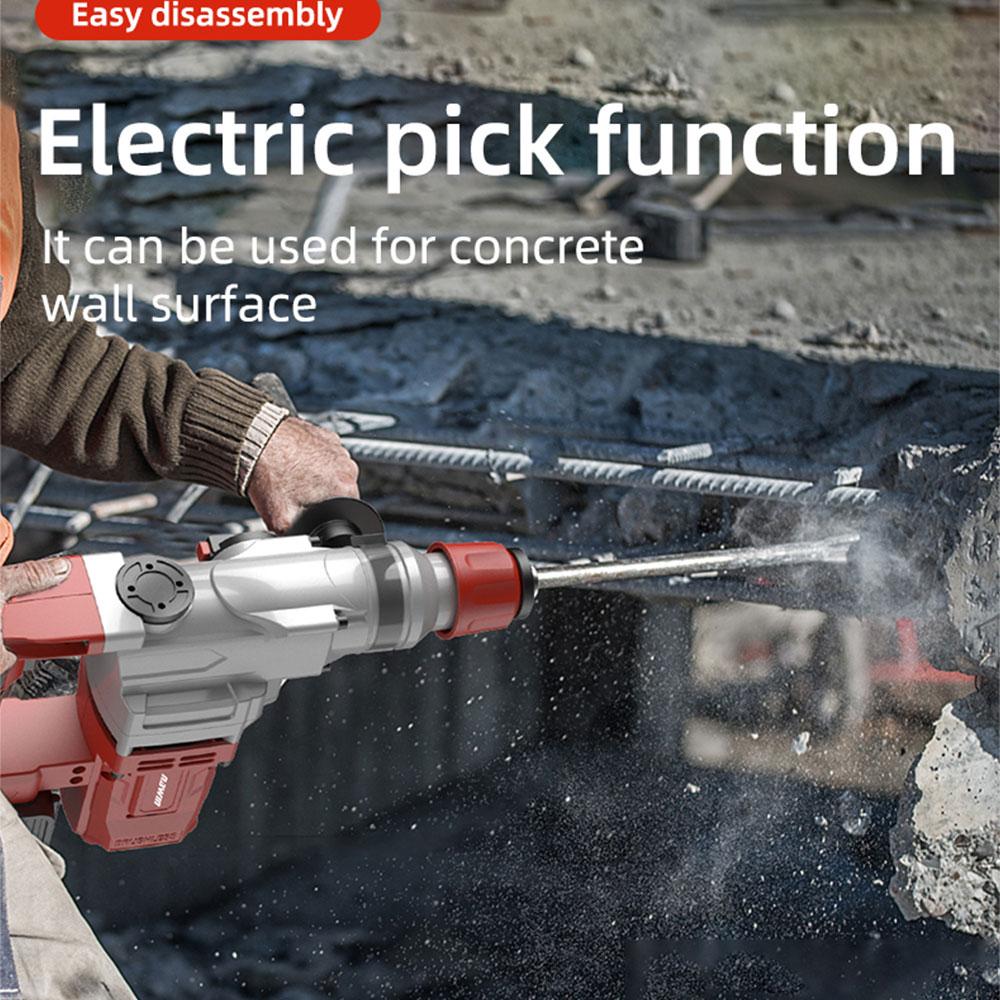 NAWIN Rotary Hammer High Power Heavy Impact Electric Hammer Concrete Breaker 21V Brushless Electric Hammer Power Tool