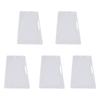 5pcs Transparent DIY Neck Mask Mold Reusable Neck Patch Tray for Facial Mask Maker