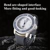 Bracelet en Caoutchouc Fluoro 19mm 20mm 21mm 22mm pour Xiaomi huawei Samsung Swatch MoonSwatch Universel FKM Libération Rapide Bracelet de Montre de Plongée pour Seiko