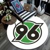 Hannover 96 FC Bedruckter Runder Teppich, Rutschfester Waschbarer Kreis-Teppich für Wohnzimmer Schlafzimmer Spielzimmer, Sportfan Dekoration, Feiertags-Geburtstagsgeschenk