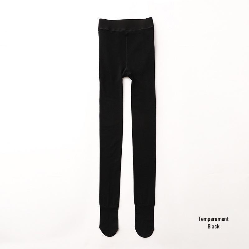 Fleece-Lined Plus Size Nylon Pantyhose: Warm, Invisible, Anti-Exposure Base Layer Stockings