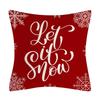 Christmas Pillowcase Red Elk Light Luxury Pillowcase Car Neck Cushion Home Pillowcase