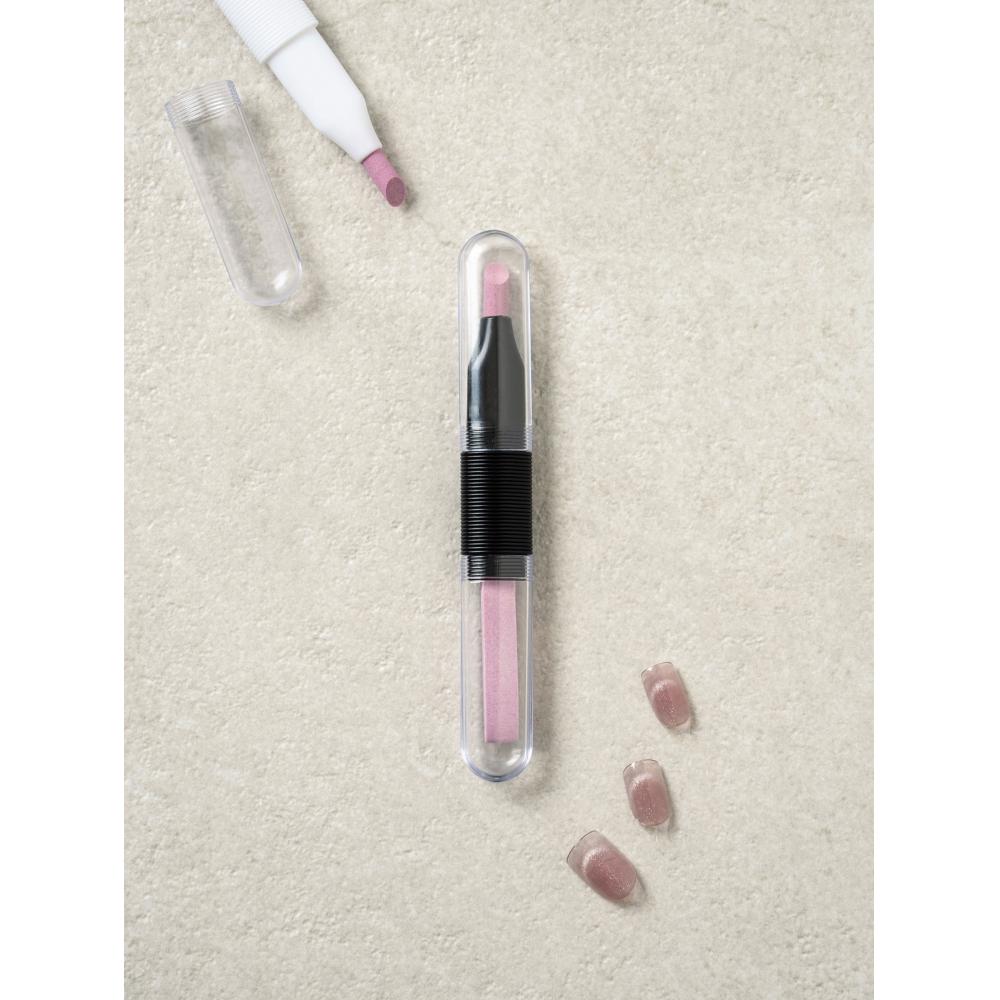 

Керамическая двухсторонняя пилка для ногтей Daiso White (pink package, blue point)