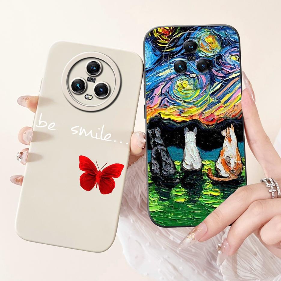For Honor Magic5 Pro Case PGT-AN10 Cute Fashion Cartoon Cover Soft TPU Phone Case For Honor Magic 5 Pro Magic5 Lite Fundas Coque