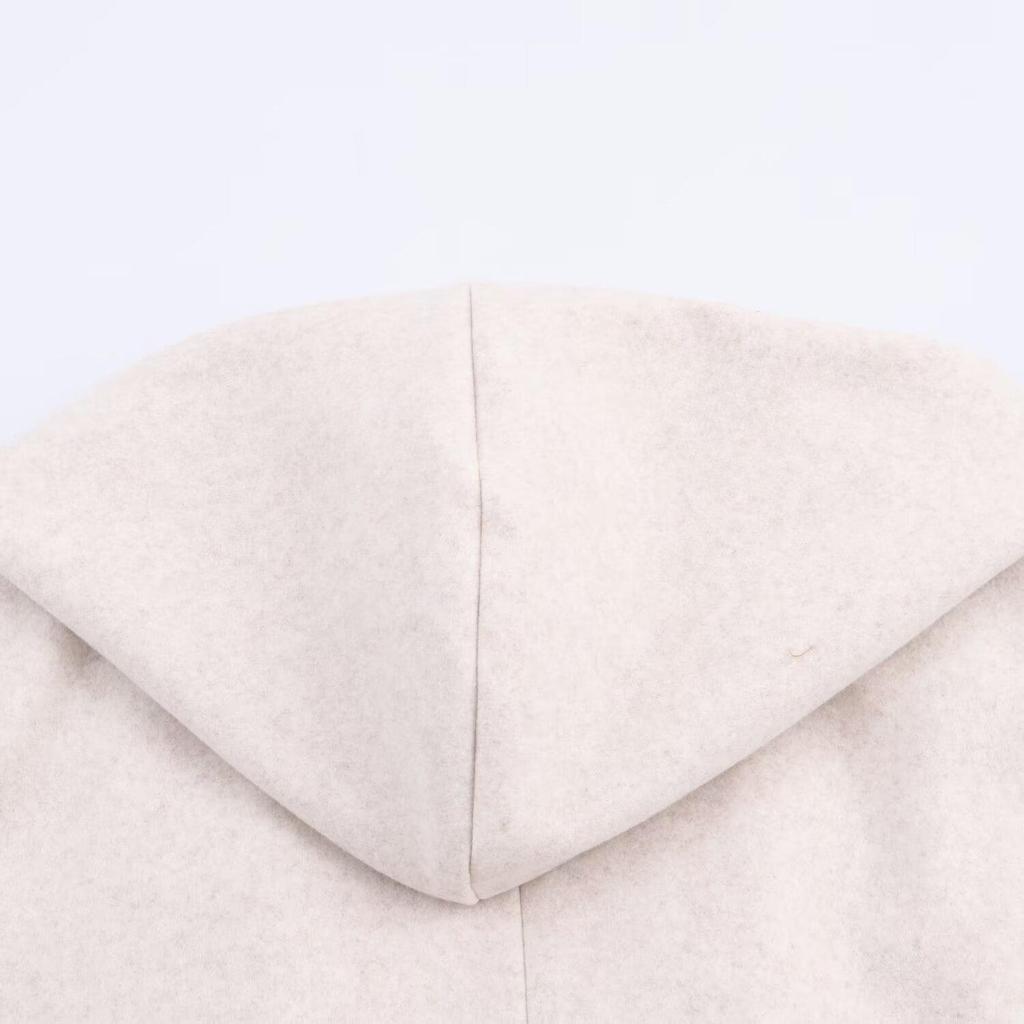 Women's European American Hooded Coat - Autumn/Winter Casual Fashion