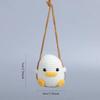 Handmade Knitted Hanging Decor Duck Chick Car Decoration Mini Knitting Ornament  Birthday Gift