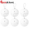 4/6/8cm White Christmas Balls Ornaments Xmas Tree Hanging Pendant Round Foam Snowball New Year Wedding Party Home Decoration