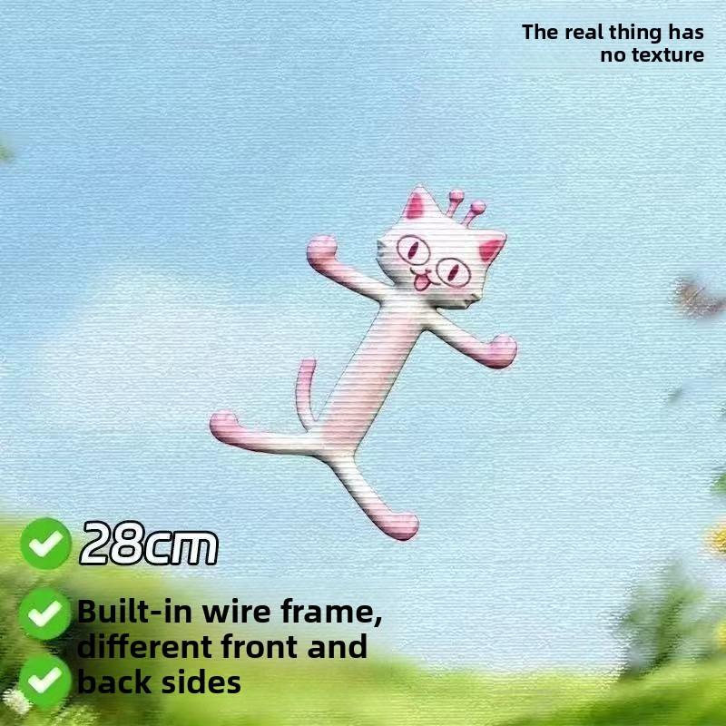 Cats Meme Mouse Plush Toy With Wire Frame For Interactive Decor And Collectors