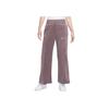 Nike Letter High-Waisted Casual Spliced Embroidered Knitted Sports Pants Women Pants Purple FV4011-257