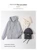Hua Cotton Unisex Zipper Hoodie Sweatshirt - Comfortable and Loose Fit for Autumn/Winter, 320g 