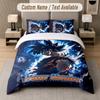 Dragon Ball 3Pcs Bedding Set, Personalized Custom Name Text, 1 Duvet Cover & 2 Pillowcases For Bedroom
