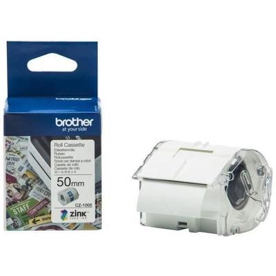 CZ-1005 Tape - BROTHER - VC-500W - Zinc - White - 1 Roll(x)