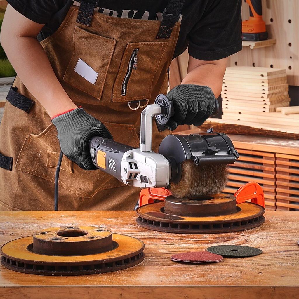 Burnishing Polishing Machine 1300W 6-Speed Electric Metal Polisher Sander
