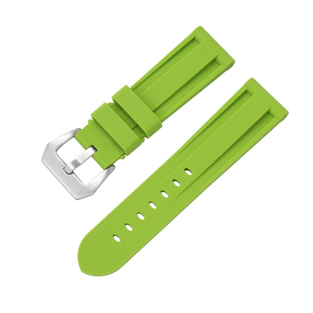 Watch bandPaneraiWatch strap for men and womenPAM11Silicone Rubber Belt Waterproof Watch Strap20mm 24mm26mm