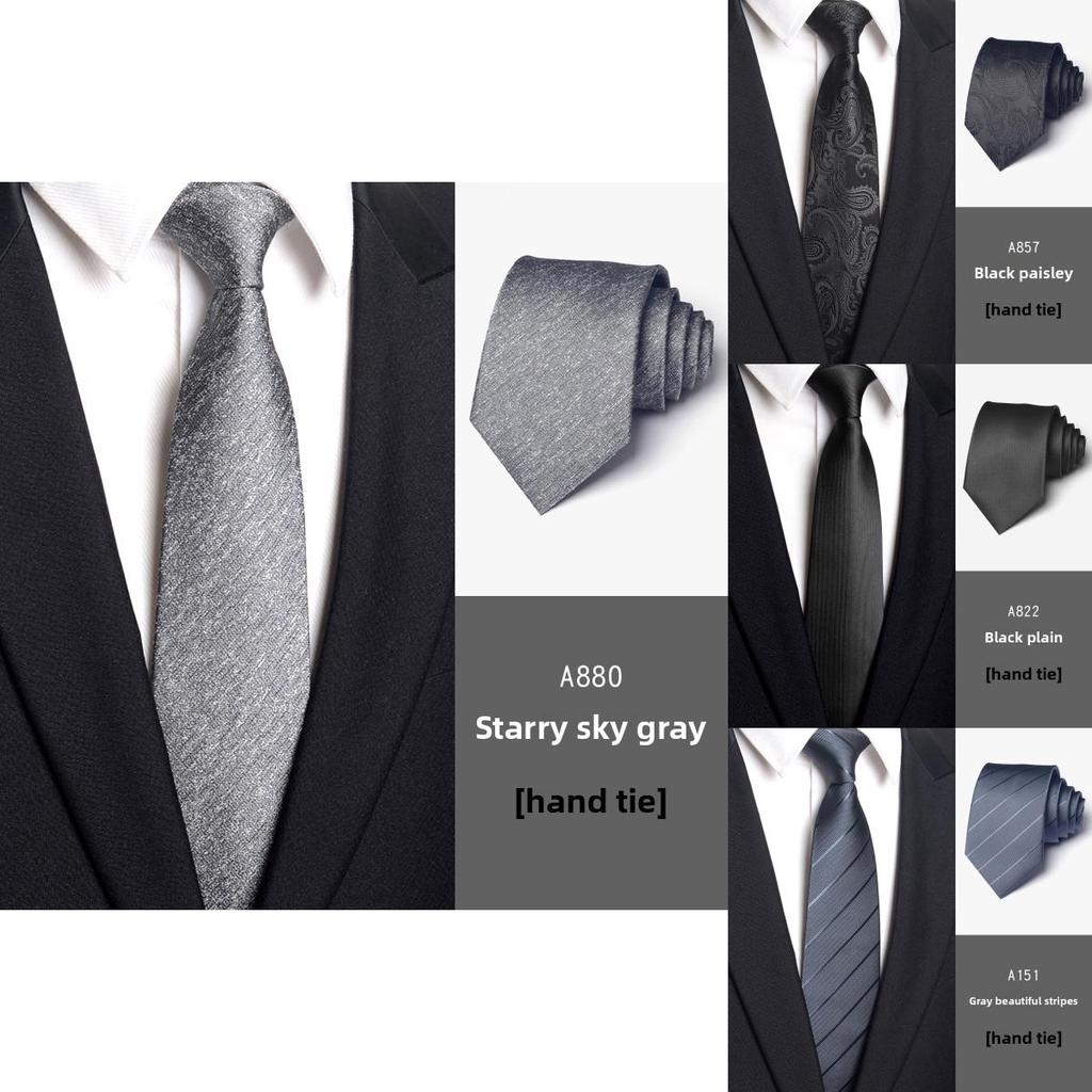 Men Striped Pattern Tie With Durable Material For Special Occasions