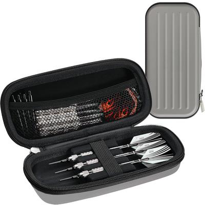 Mocamoro Darts Case for Darts EVA Shockproof Carrying Case for 3 Darts Gray 3-16