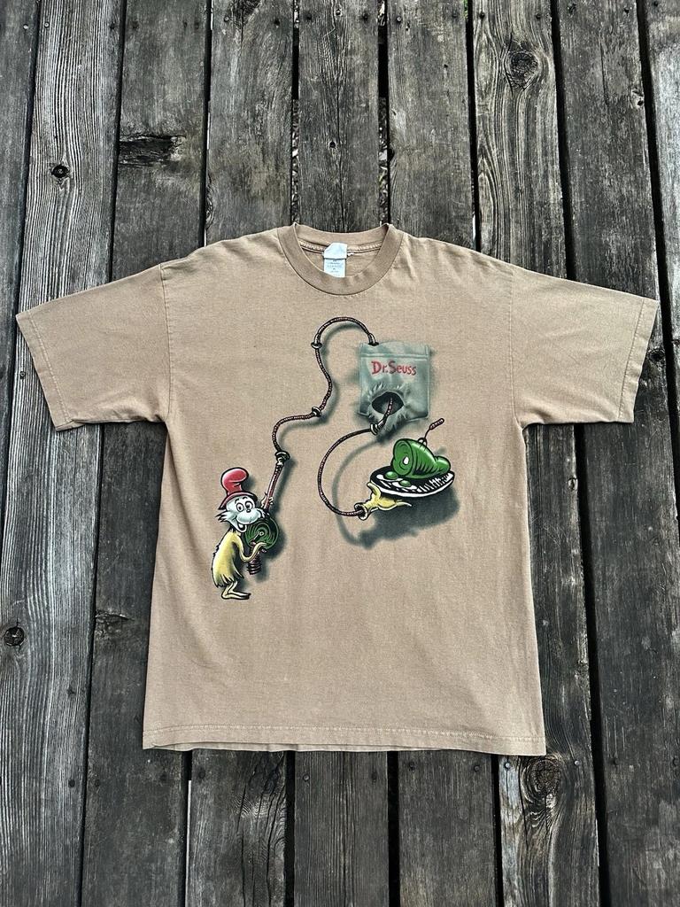 Vintage Dr Seuss Green Eggs And Ham T Shirt Men’s XL 90’s