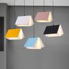 Kreatywna Lampa Wisząca w Kształcie Książki Artystycznej Żelazna LED Księgarnia Kawiarnia Restauracja LED Lampy Wiszące Żyrandol Sypialnia Gabinet Lampy Wiszące