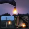 Dual-Charging Outdoor LED Lantern Solar/USB Portable Light for Camping Tents Boat Survival Kits Handheld Camping Light with Hook