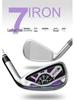 Beginner 7 Iron Golf Club with Carbon Shaft for Men and Women - Portable Practice Tool