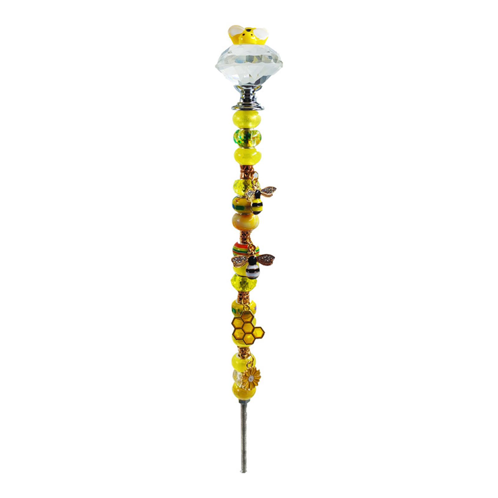 

Light Catcher Iron Art Garden Decorative Stake Wand For Outdoor Yard Lawn белый