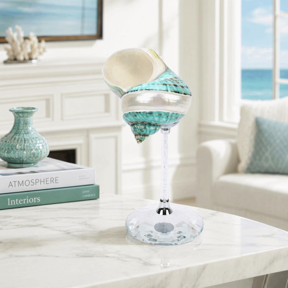Glass Base Cocktail Drinks Cup Natural Shell Creative Wine Glass Creative Conch Shell Goblet Bar
