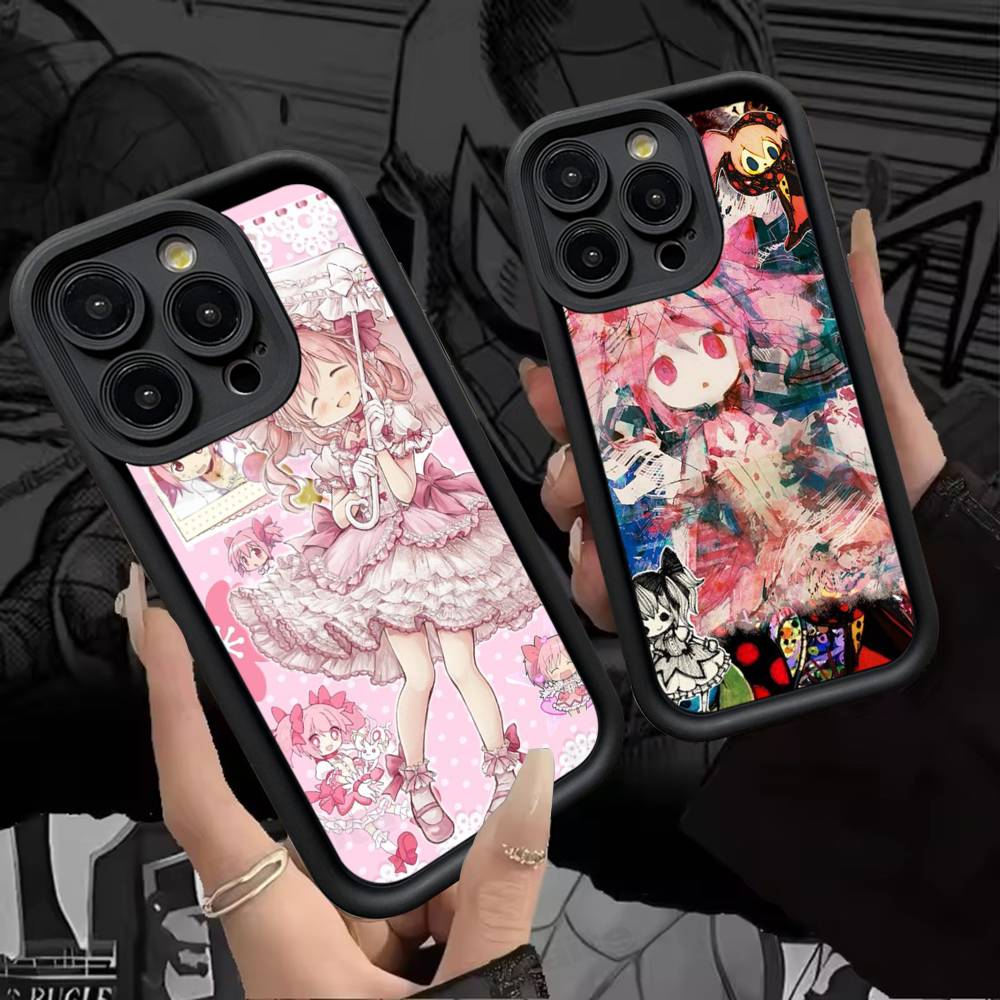 Girl Anime Puella Magi Madoka Magica TPU Phone Cover For Iphone 17 16 15 14 13 12 11 Pro Max Plus Case Cover