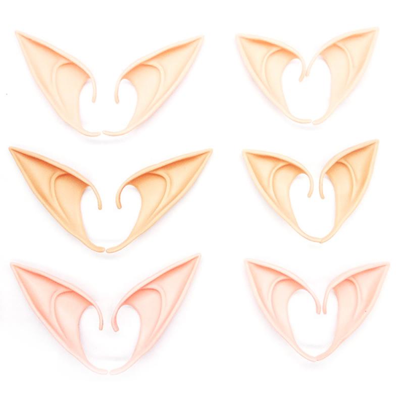 Party Decoration Latex Ears Fairy Cosplay Costume Accessories Angel Elven Elf Ears Photo Props Adult Kids Toys Halloween Supply