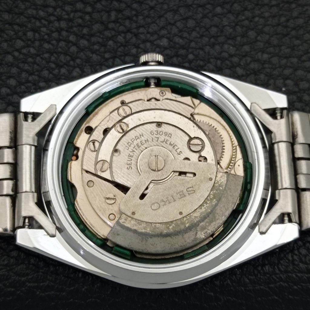 RARE REFURBISHED SEIKO 5 AUTOMATIC JAPAN MENS WHITE COLOR DIAL WATCH A500163-2 R151a-a500163