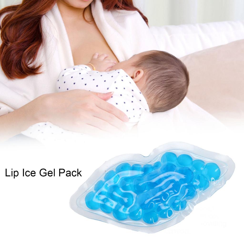 Lip Ice Gel Pack Hot Cold Compress Multipurpose Therapy Pack for Toothache Hdache Swelling