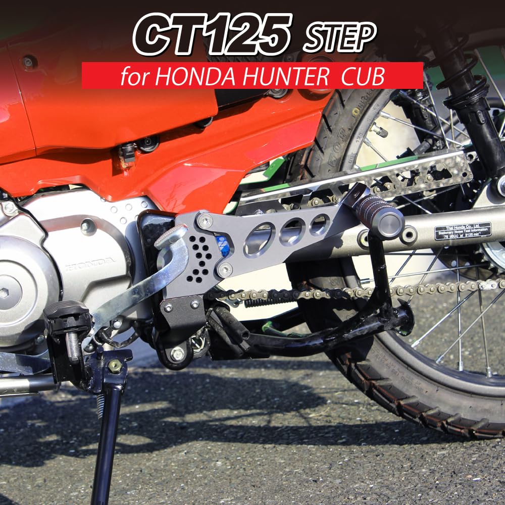 Quick Titanium Tandem Steps for Honda CT125 Hunter Cub Mr.