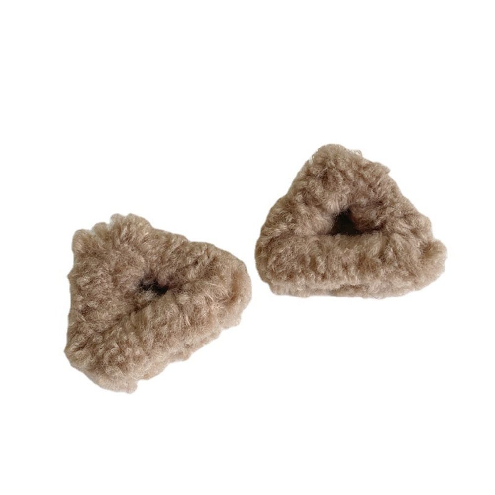 Lambhair Small Bear Ear Hair Claw Small Size Mini Cat Ear Hairgrip Plush Cat Ear Hair Clip  Daily