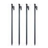 1/4/6Pcs 20/25/30/40CM Steel Tent Stake Heavy Duty Outdoor Hiking Camping Tent Tarp Canopy Windproof Ground Spike Nail Metal Tent Peg