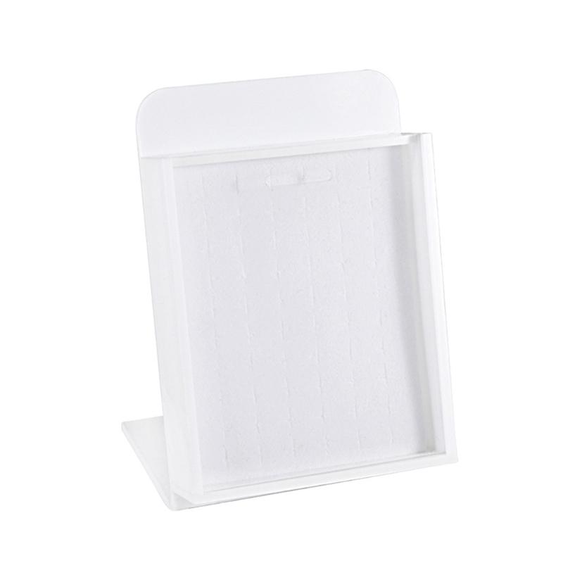 Clear Acrylic Piercing Jewelry Showcase Storage Box With Cover For Multiple Body Jewelry Belly Rings Lip Rings Earrings