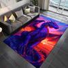 1 ST Paarse draak, zonsondergang achtergrond Print Tapijt Vloerkleed voor Woonkamer Slaapkamer Bank Deurmat Home Decor Antislip Vloermat