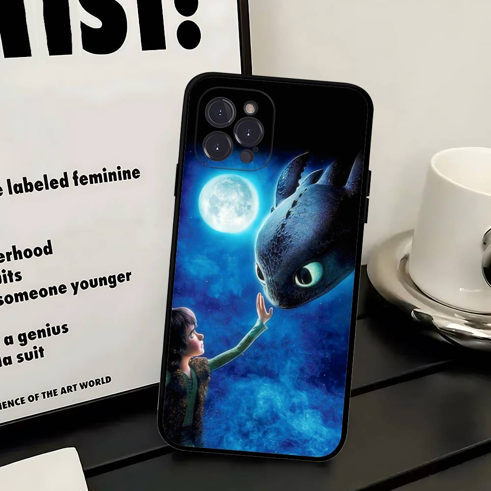 

Lovely Couple Toothless Fury Dragon Phone Cover Case For IPhone 13 12 11 17 Pro Max 17 15 16 14 Plus 17Air iPhone 15
