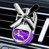 Car Perfume Vent Clip Fan Design Car Perfume Diffuser Automotive Air Fresheners Odor Eliminator For Car Interior Decoration