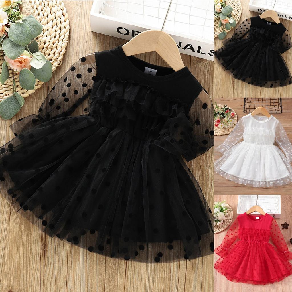 Set pantaloni evazați cu imprimeu roșu de Crăciun pentru copii