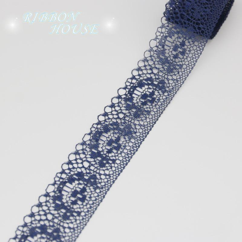 (10 Yards/roll) 40mm White Lace Fabric Webbing Decoration Love Gift Packing Material Rolls