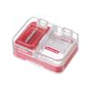 Portable Multi-Functional Medicine Box Pill Organizer Clear Design Airtight Moisture-Proof Compact Pill Dispenser with Cutter