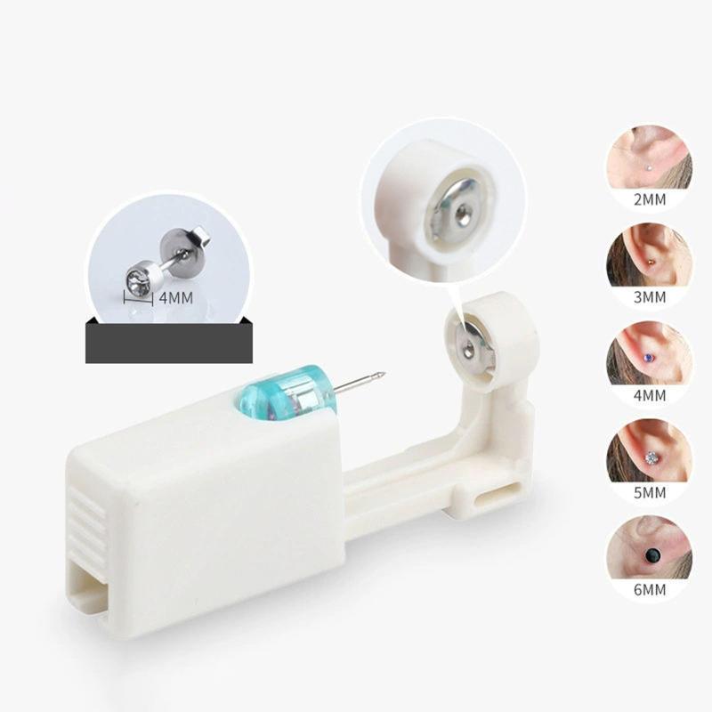 Einweg-Set für automatische Ohrlochstechpistolen, professionelles Ohrlochstechset der 2. Generation aus Edelstahl