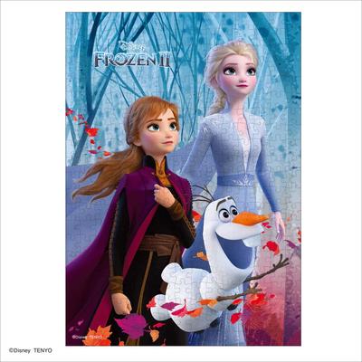 Tenyo [Made In Japan] 300-Piece Jigsaw Puzzle Disney Frozen 2 Hidden Secrets (30.5x43cm) D-300-016, Includes Glue, Spatula, and Service Card