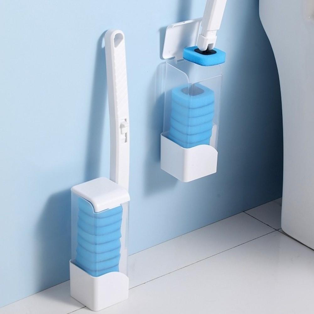 Wall Mounted Toilet Cleaning Brush Plastic Toilet Scrubber Closestool Brush Sanitation