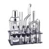 Handun 700ml Glass Cocktail Shaker Set with Measuring Scale