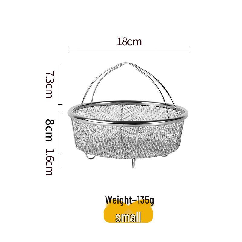 Stainless Steel Steamer Basket with Handle