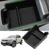 For Renault Dacia Duster 2025 2026 Car Armrest Storage Box ABS Center Console Tray Tidying Organizer Auto Interior Accessories