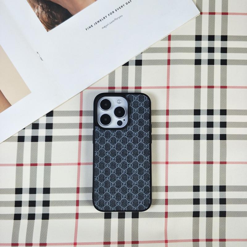 Stoßfeste Hülle im Buchstaben-G-Stil für iPhone 13/14/15/16/17 Pro Max - Trendiges europäisches & amerikanisches Design